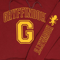 Superheroes Inc. Harry Potter - College Style Gryffindor (Unisex Maroon Cropped Pullover)