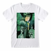 ** Junji-Ito - Green Cover (Unisex White T-Shirt) **