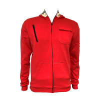 La Casa De Papel - Mask (Unisex Red Zip-Up Hoodie)