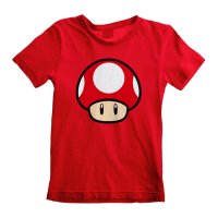 Nintendo Super Mario - Power Up Mushroom (Unisex Red...