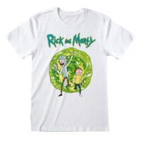 Rick And Morty - Portal (Unisex White T-Shirt)