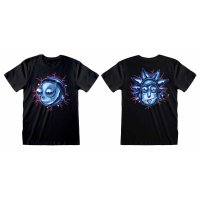 Rick And Morty - Chrome Effect (Unisex Black T-Shirt)