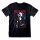 DC Suicide Squad - Harley B and W (Unisex Black T-Shirt)