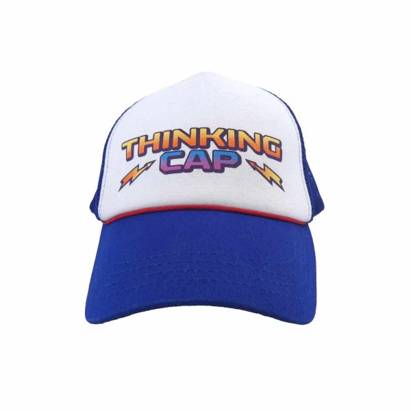 Stranger Things - Thinking (Unisex Black Baseball Cap) One Size