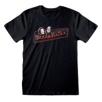 Marvel WandaVision - Logo And Faces (Unisex Black T-Shirt)