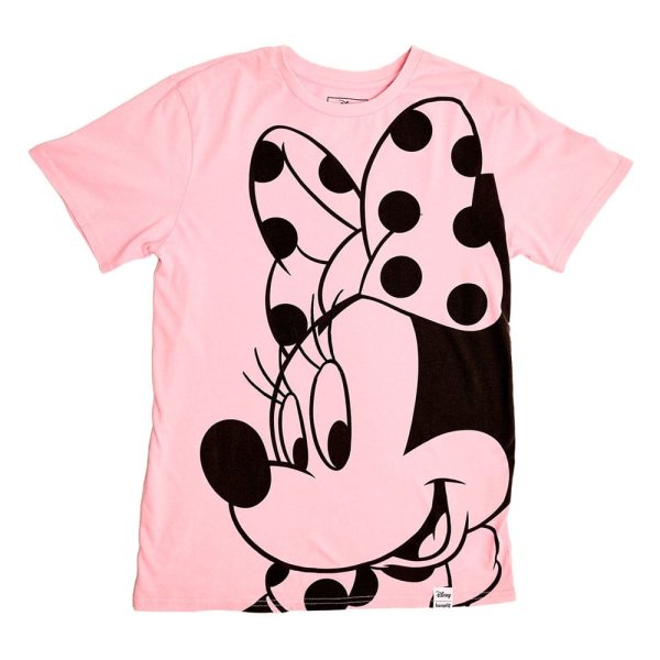 Disney by Loungefly Tee T-Shirt Unisex Minnie Rocks the Dots Florals  Größe XL