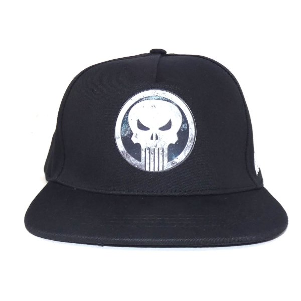 Marvel Comics Punisher - Logo (Unisex Black Snapback Cap) One Size