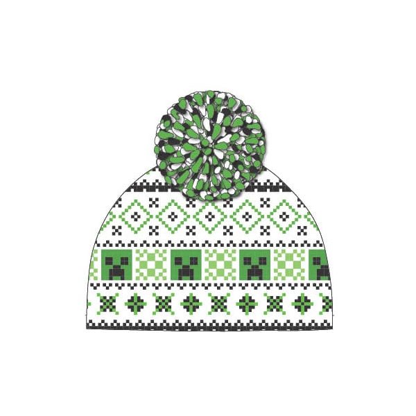 Minecraft Pom-Pom Beanie