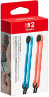 NSW2  Joy-Con Handgelenksschlaufe 2-er Rot/Blau