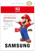 NSW2  mircoSD EXPRESS Card 256 GB  Samsung  Mario Design