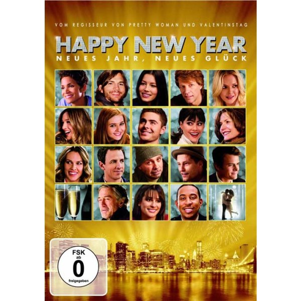 Happy New Year (DVD) Min: 96/DD5.1/WS - WARNER HOME 1000271747 - (DVD Video / Love-Story/Romance)