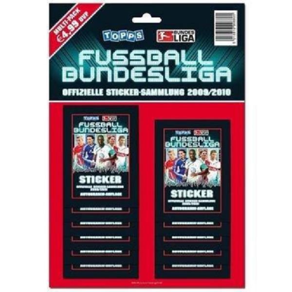Topps TO880 - Fußball Bundesliga Saison 2009 / 2010 Multi-Pack [Spielzeug] - Markenlos  - (Merchandise / Sammelkarten)