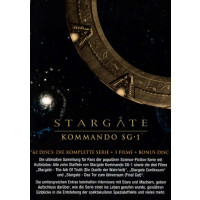 Stargate: Kom.SG-1 Comp. BOX(DVD) 62DVD Stackpack im...