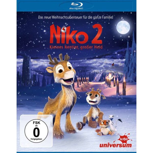 Niko 2 - Kleines Rentier, großer Held (Blu-ray) - Universum Film  UFA 88725472419 - (Blu-ray Video / Animationsfilm)