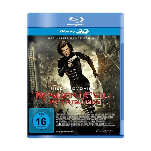 Resident Evil: 5 (BR) -3D- Retribution Min: 100/DD5.1/WS      3D&2D - Highlight 7632678 - (Blu-ray Video / Fantasy)