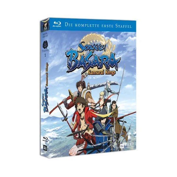 Sengoku Basara Samurai Kings BOX 1 (BR) Komplettbox, Staffel #1, 2Disc - AV-Vision 9098-948 - (Blu-ray Video / Anime)