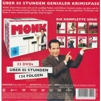 Monk - Gesamtbox 1-8 (DVD) 32DVDs Min: 5138/DD5.1/WS...