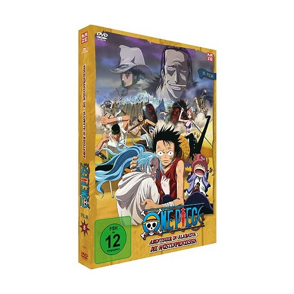 One Piece #8 (DVD) Die Wüstenprinzessin - AV-Vision AV0808 - (DVD Video / Zeichentr.)