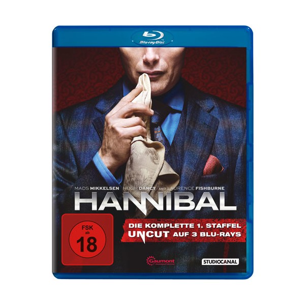 Hannibal - kompl. Staffel #1 (BR) UNCUT Min: 559/DD5.1/WS   3Discs - STUDIOCANAL 0504356.1 - (Blu-ray Video / TV-Serie)