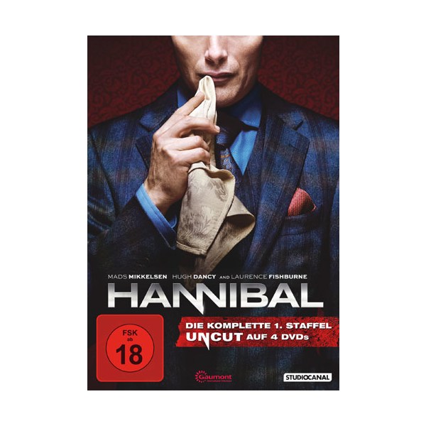 Hannibal - kompl. Staffel #1 (DVD) UNCUT Min: 538/DD5.1/WS   4DVDs - STUDIOCANAL 0504355.1 - (DVD Video / TV-Serie)