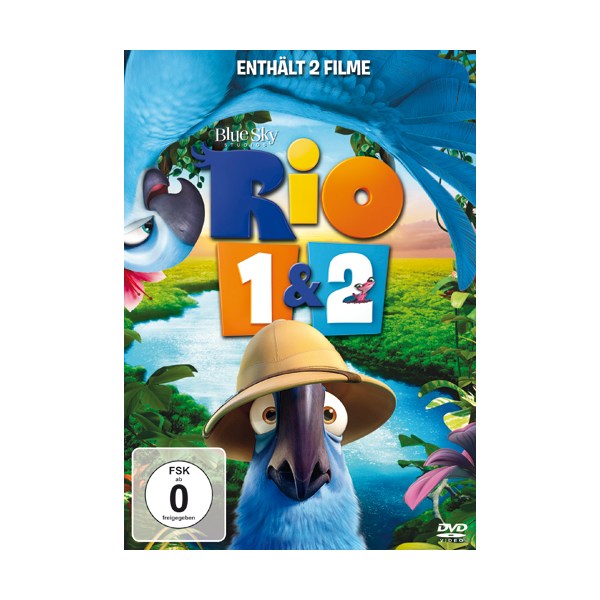 RIO  1&2 (DVD)  Doppelpack Min: /DD5.1/WS  2Disc - Fox 6272608 - (DVD Video / ANIMATION)