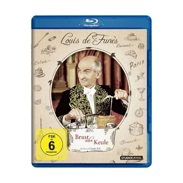 Louis de Funes (BR) Brust oder Keule Min: 101/DD2.0/WS - STUDIOCANAL 0504748.1 - (Blu-ray Video / Komödie)