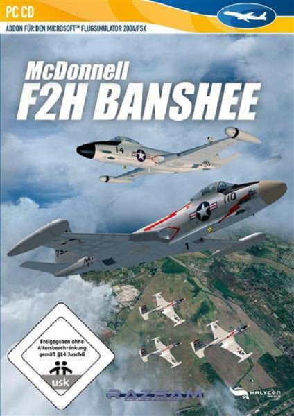 FSX AddOn -  McDonnell F2H Banshee [CD-ROM] - Markenlos  - (PC Spiele / Add on / Erweiterung)