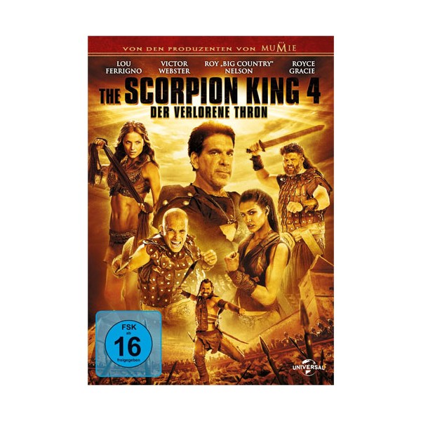 Scorpion King 4 (DVD) Verlorene Thron Min: 101/DD5.1/WS - Universal Picture 83002367 - (DVD Video / Action)