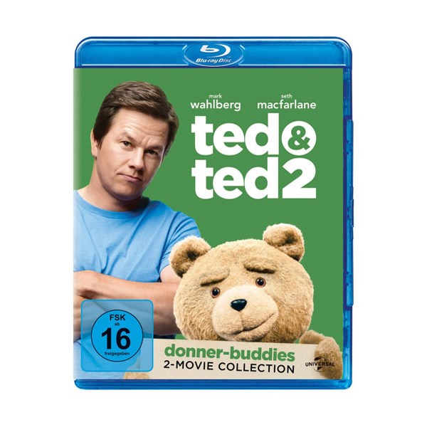 Ted #1 & Ted #2 (BR)  Doppelset 2Disc Min: 224/DD5.1/WS - Universal Picture 8305317 - (Blu-ray Video / Komödie)