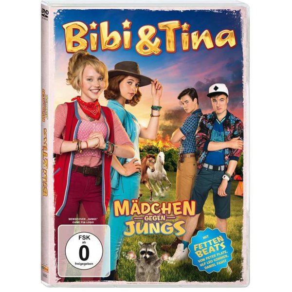 Bibi & Tina - Mädchen gegen Jungs - Kiddinx 30385 - (DVD Video / Abenteuer)