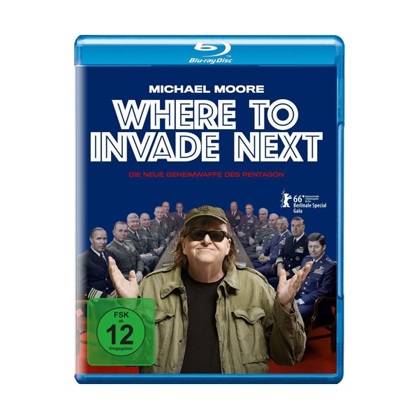 Where to Invade Next (BR) Michael Moore Min: 120/DD5.1/WS - ALIVE AG 6416764 - (Blu-ray Video / Dokumentation)