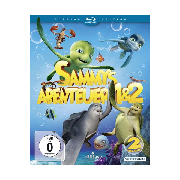 Sammys Abenteuer 1 & 2 (Blu-ray) - STUDIOCANAL 0504298.1 - (Blu-ray Video / Familienfilm)