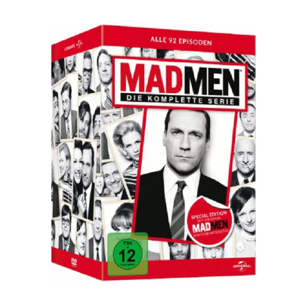 Mad Men - Compl. Collection (DVD) 30DVDs Limitiert, Season 1-7 Visitenkarten Etu