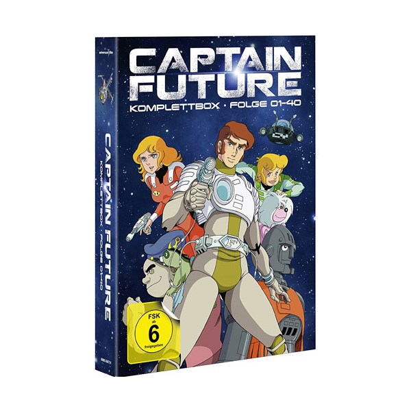 Captain Future - Komplettbox (DVD) 8DVDs Min: /DD/WS - LEONINE 88985356729 - (DVD Video / Zeichentr.)