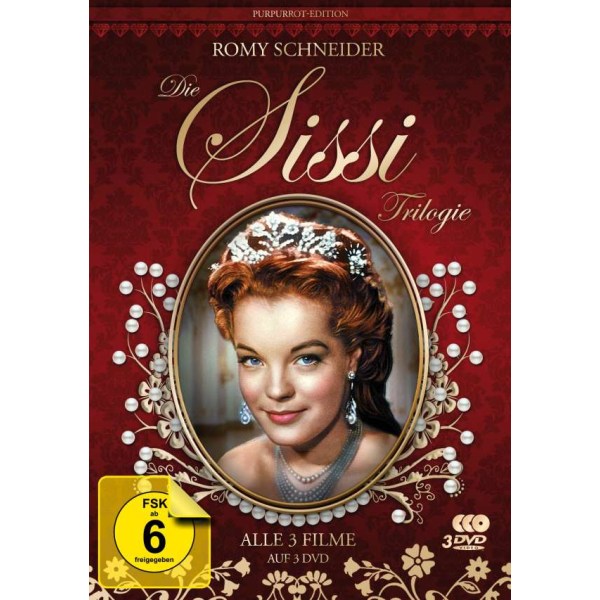 Sissi  Trilogie (DVD) Purpurrot-Edition 3Disc, Filmjuwelen - ALIVE AG 6417248 - (DVD Video / Drama)