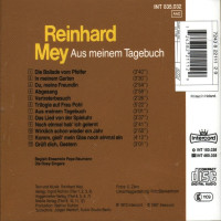 Reinhard Mey: Aus meinem Tagebuch - Odeon 8221112 - (CD /...