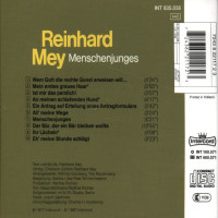 Reinhard Mey: Menschenjunges - Odeon 8221172 - (CD /...