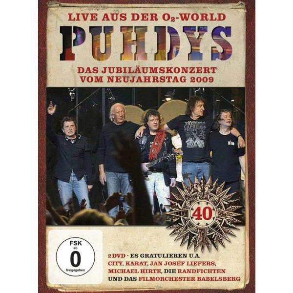 Puhdys: Live aus der O2-World: Jubiläumskonzert mit Gästen 2009 - Buschfunk Vertriebs GmbH 40409 - (DVD Video / Pop / Rock)