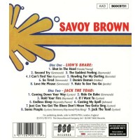 Savoy Brown: Lions Share / Jack The Toad - BGO BGOCD731 -...