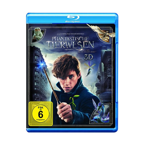 Phantastische Tierwesen #1 (BR) -3D- Und wo sie zu finden sind, NUR 3D, 1Disc - WARNER HOME 1000632779 - (Blu-ray Video / Fantasy)