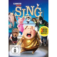 SING (DVD)  inkl. 3 Mini-Movies Min: 104/DD5.1/WS...