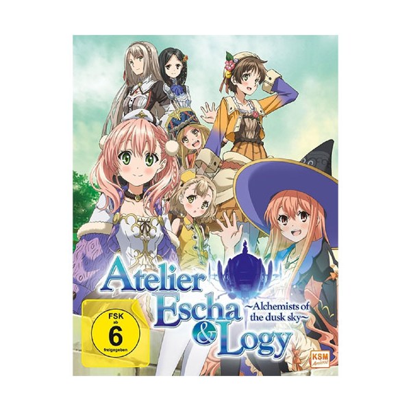 Atelier Escha & Logy - Vol. 1 (BR) SS Min: 94/DD/WS  Ep.: 01-04, Sammelschuber - KSM K4789 - (Blu-ray Video / Anime)