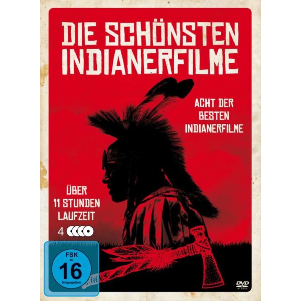 Die schönsten Indianerfilme (8 Filme auf 4 DVDs) - Schröder Media BE105324 - (DVD Video / Abenteuer)