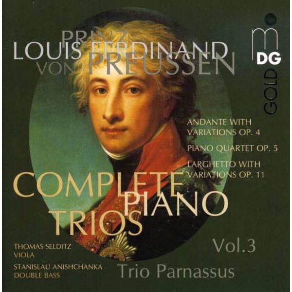 Sämtliche Klaviertrios Vol.3: Louis Ferdinand Prinz von Preussen (1772-1806) - MDG 0760623154923 - (CD / Titel: H-Z)