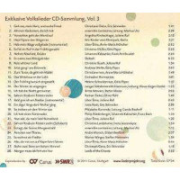 Volkslieder Vol.3 - Exklusive Volksliedersammlung - Carus 4009350830059 - (CD / V)