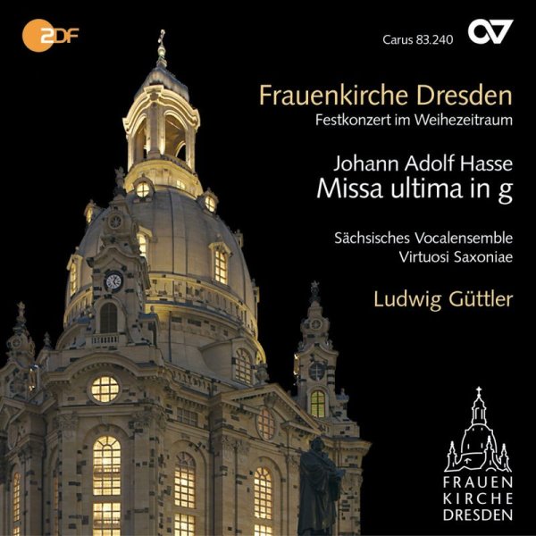 Johann Adolph Hasse (1699-1783): Missa ultima g-moll - Carus 4009350832404 - (CD / Titel: H-Z)