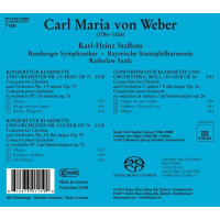 Carl Maria von Weber (1786-1826): Klarinettenkonzerte...