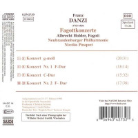 Fagottkonzerte Nr.1 & 2: Franz Danzi (1763-1826) -...