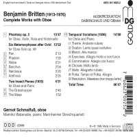 Benjamin Britten (1913-1976): Sämtliche Kammermusik...