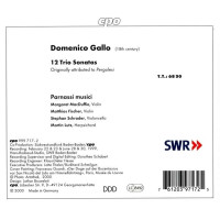 Domenico Gallo (1730-1768): 12 Triosonaten - CPO...